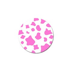 Pink Cow Spots, Large Version, Animal Fur Print In Pastel Colors Golf Ball Marker (10 Pack) by Casemiro