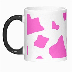 Pink Cow Spots, Large Version, Animal Fur Print In Pastel Colors Morph Mugs by Casemiro