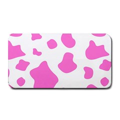 Pink Cow Spots, Large Version, Animal Fur Print In Pastel Colors Medium Bar Mats by Casemiro