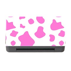 Pink Cow Spots, Large Version, Animal Fur Print In Pastel Colors Memory Card Reader With Cf by Casemiro