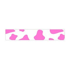 Pink Cow Spots, Large Version, Animal Fur Print In Pastel Colors Flano Scarf (mini) by Casemiro