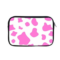 Pink Cow Spots, Large Version, Animal Fur Print In Pastel Colors Apple Macbook Pro 13  Zipper Case by Casemiro