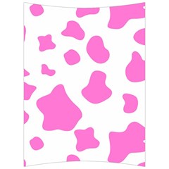 Pink Cow Spots, Large Version, Animal Fur Print In Pastel Colors Back Support Cushion by Casemiro