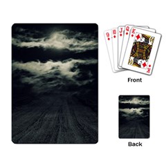 Dark Night Landscape Scene Playing Cards Single Design (rectangle) by dflcprintsclothing