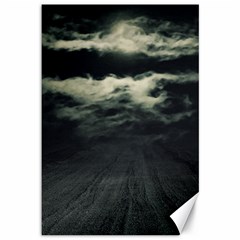 Dark Night Landscape Scene Canvas 12  X 18  by dflcprintsclothing