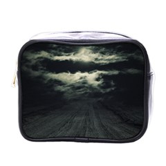 Dark Night Landscape Scene Mini Toiletries Bag (one Side) by dflcprintsclothing