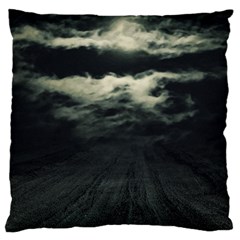 Dark Night Landscape Scene Large Cushion Case (two Sides) by dflcprintsclothing