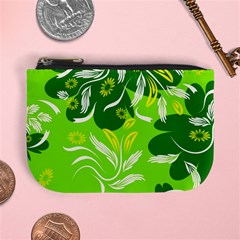 Folk Flowers Pattern Floral Surface Design Seamless Pattern Mini Coin Purse by Eskimos