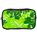 Folk flowers pattern Floral surface design Seamless pattern Toiletries Bag (Two Sides) Back