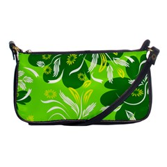 Folk Flowers Pattern Floral Surface Design Seamless Pattern Shoulder Clutch Bag by Eskimos