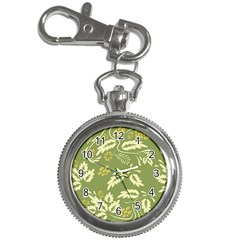 Folk Flowers Pattern Floral Surface Design Seamless Pattern Key Chain Watches