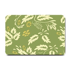 Folk Flowers Pattern Floral Surface Design Seamless Pattern Small Doormat  by Eskimos