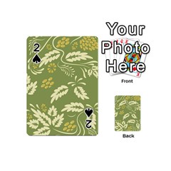 Folk Flowers Pattern Floral Surface Design Seamless Pattern Playing Cards 54 Designs (mini) by Eskimos