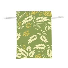 Folk Flowers Pattern Floral Surface Design Seamless Pattern Lightweight Drawstring Pouch (m) by Eskimos