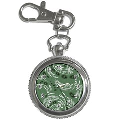 Folk Flowers Pattern Floral Surface Design Seamless Pattern Key Chain Watches by Eskimos