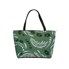 Folk Flowers Pattern Floral Surface Design Seamless Pattern Classic Shoulder Handbag by Eskimos