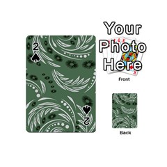 Folk Flowers Pattern Floral Surface Design Seamless Pattern Playing Cards 54 Designs (mini) by Eskimos