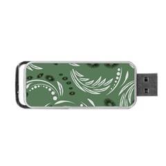 Folk Flowers Pattern Floral Surface Design Seamless Pattern Portable Usb Flash (one Side) by Eskimos