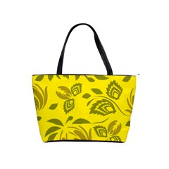 Folk Flowers Pattern Floral Surface Design Seamless Pattern Classic Shoulder Handbag by Eskimos