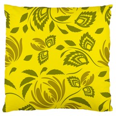 Folk Flowers Pattern Floral Surface Design Seamless Pattern Large Flano Cushion Case (one Side) by Eskimos