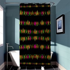 Candle Lights In Warm Cozy Festive Style Shower Curtain 36  X 72  (stall)  by pepitasart