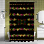 Candle Lights In Warm Cozy Festive Style Shower Curtain 48  x 72  (Small)  Curtain(48  X 72 ) - 42.18 x64.8  Curtain(48  X 72 )