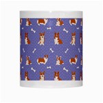 Cute Corgi Dogs White Mugs Center