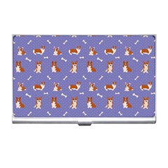 Cute Corgi Dogs Business Card Holder by SychEva