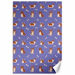 Cute Corgi Dogs Canvas 20  X 30  by SychEva