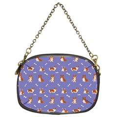 Cute Corgi Dogs Chain Purse (two Sides) by SychEva