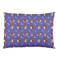 Cute Corgi Dogs Pillow Case by SychEva