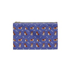 Cute Corgi Dogs Cosmetic Bag (small) by SychEva