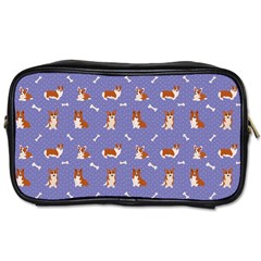 Cute Corgi Dogs Toiletries Bag (one Side) by SychEva