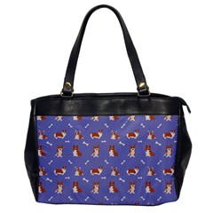 Cute Corgi Dogs Oversize Office Handbag by SychEva