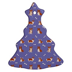 Cute Corgi Dogs Ornament (christmas Tree)  by SychEva