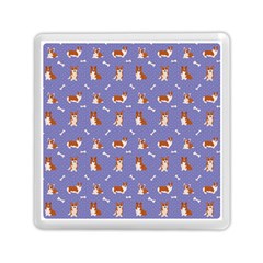 Cute Corgi Dogs Memory Card Reader (square) by SychEva