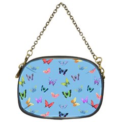 Multicolored Butterflies Whirl Chain Purse (one Side) by SychEva