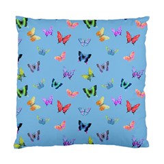 Multicolored Butterflies Whirl Standard Cushion Case (two Sides) by SychEva