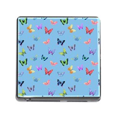 Multicolored Butterflies Whirl Memory Card Reader (square 5 Slot) by SychEva