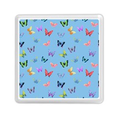 Multicolored Butterflies Whirl Memory Card Reader (square) by SychEva