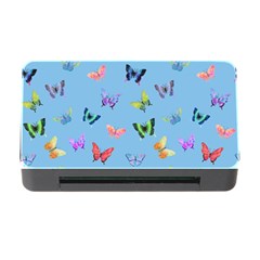 Multicolored Butterflies Whirl Memory Card Reader With Cf by SychEva