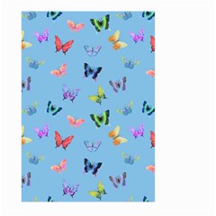 Multicolored Butterflies Whirl Large Garden Flag (two Sides) by SychEva