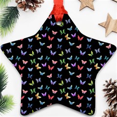 Bright And Beautiful Butterflies Ornament (star) by SychEva