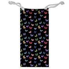 Bright And Beautiful Butterflies Jewelry Bag by SychEva