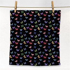 Bright And Beautiful Butterflies Face Towel by SychEva