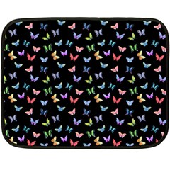 Bright And Beautiful Butterflies Fleece Blanket (mini) by SychEva