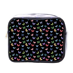 Bright And Beautiful Butterflies Mini Toiletries Bag (one Side) by SychEva