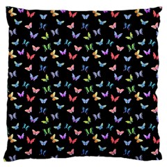 Bright And Beautiful Butterflies Large Cushion Case (one Side) by SychEva