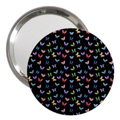 Bright And Beautiful Butterflies 3  Handbag Mirrors by SychEva