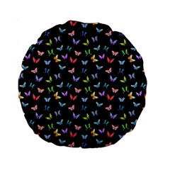 Bright And Beautiful Butterflies Standard 15  Premium Round Cushions by SychEva